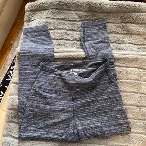 Nobull women’s navy marble women’s 7/8 leggings small